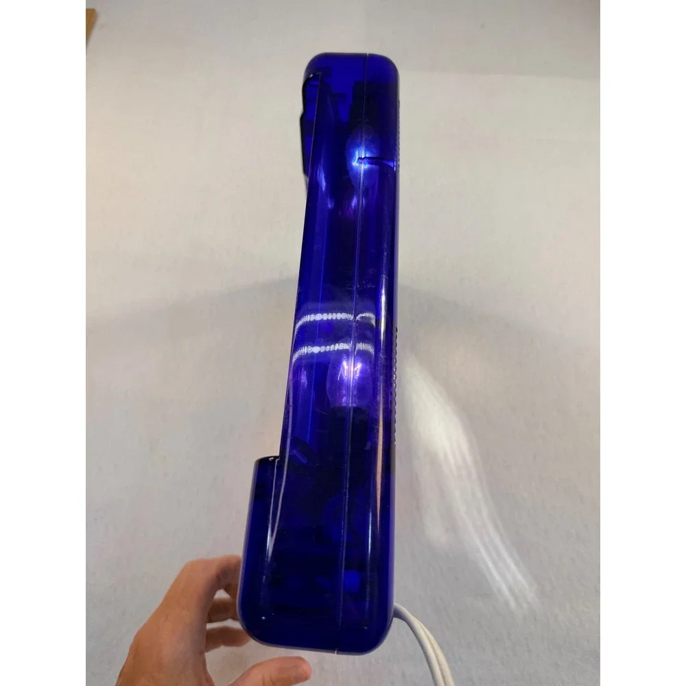 Conair Lighted Makeup Mirror Translucent Blue Y2K 4 Settings Day Office Home